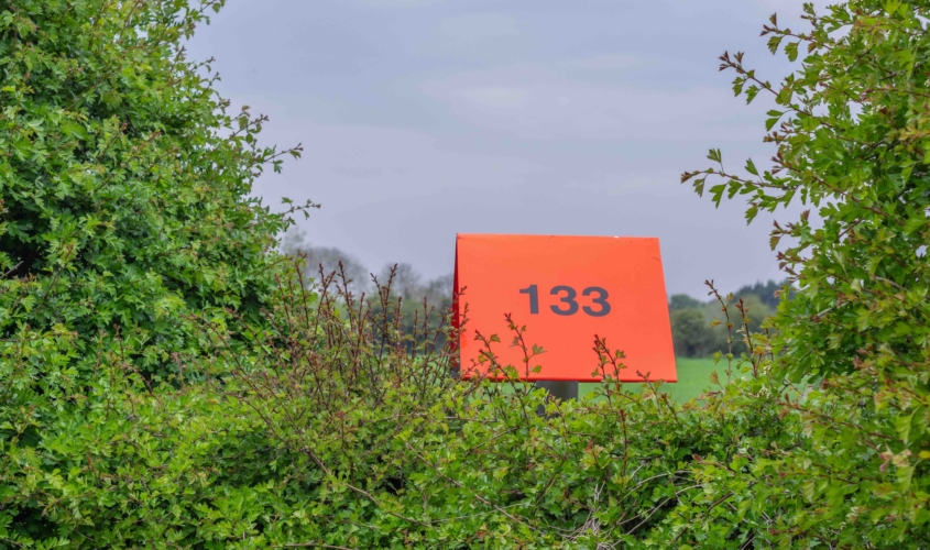 Marker post to help BPA Monitor pipelines from above